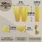 Blue Panda; Make Your Own Banner Kit - 130-Piece, Gold Glitter, 5-Inch Characters - DIY Banner Kit with Glitter String Letters for Birthday & Wedding Party Decor; Category:Banners; Image:5